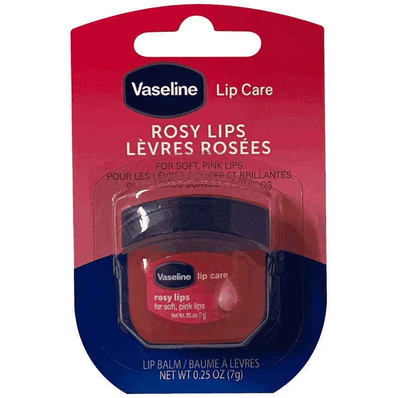 Vaseline Lip Balm Jar Rosy Lips 7gr