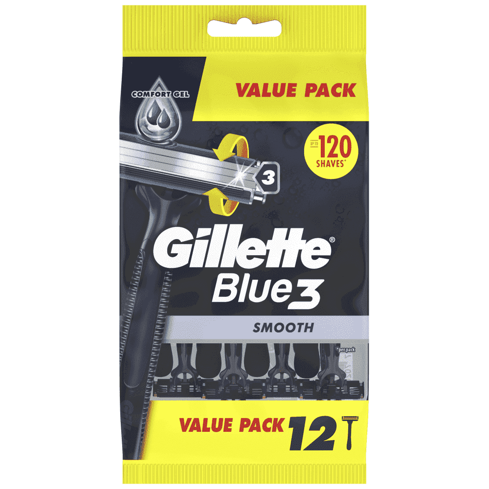 Gillette Blue III Smooth Ξυραφάκια Μιας Χρήσης 12τεμ