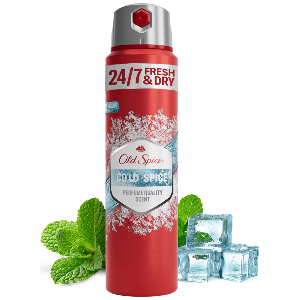 Old Spice Deo Αποσμητικό Σπρευ Σώματος Cold Spice 150ml