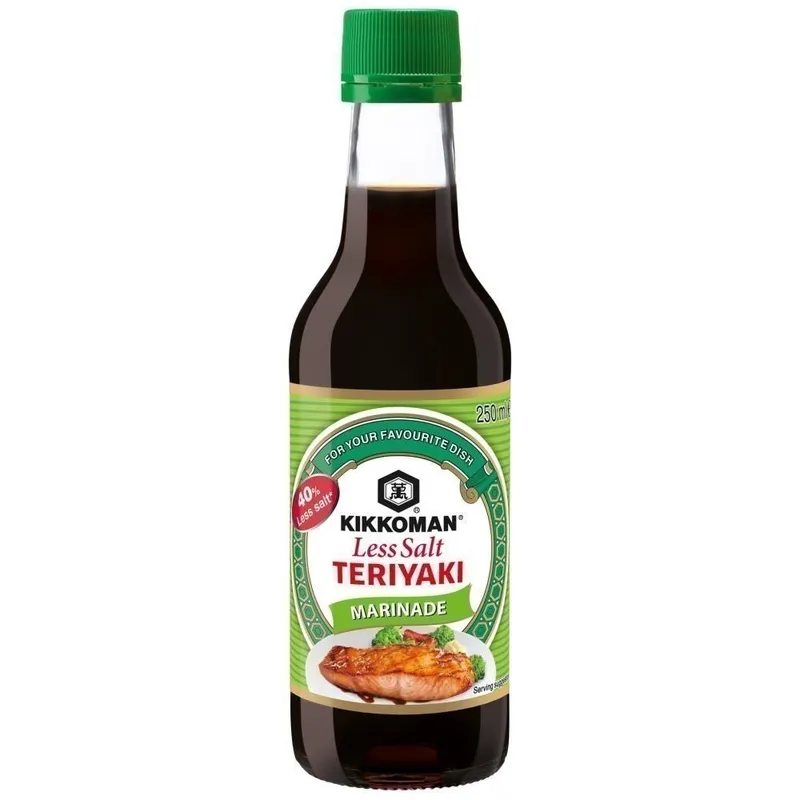Kikkoman Teriyaki Marinade Less Salt 250ml