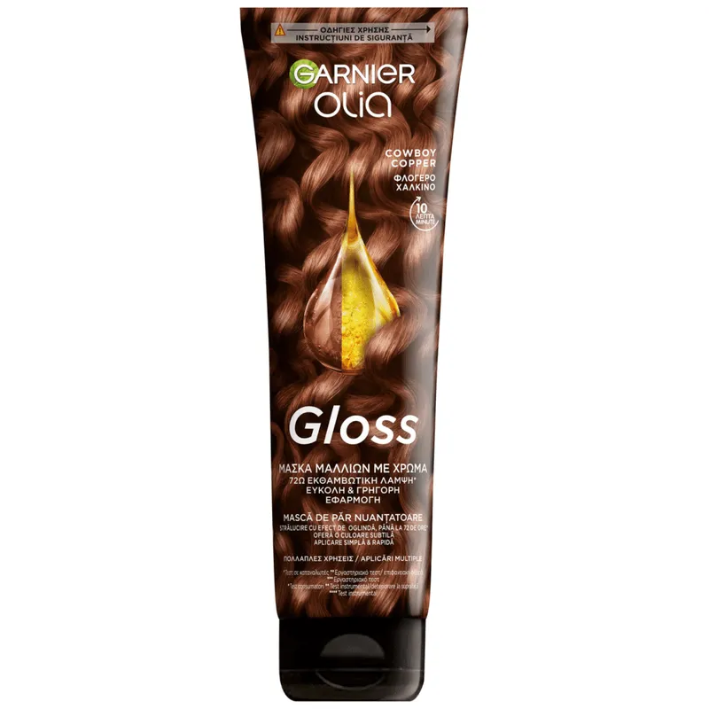 Olia Βαφή Μαλλιών Gloss Φλογερό Χάλκινο 150ml