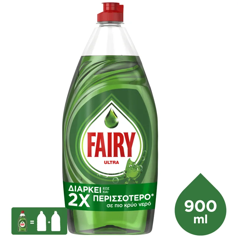 Fairy Ultra Original Υγρό Πιάτων 900ml