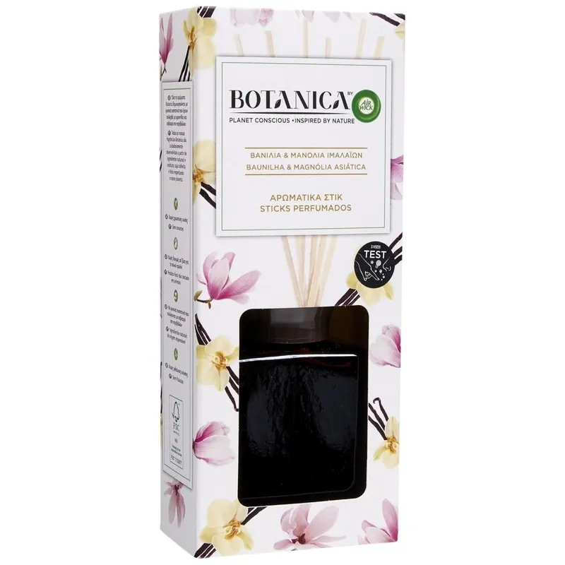 Botanica Αρωματικά Stick Βανίλια & Μανόλια Ιμαλαίων 80ml