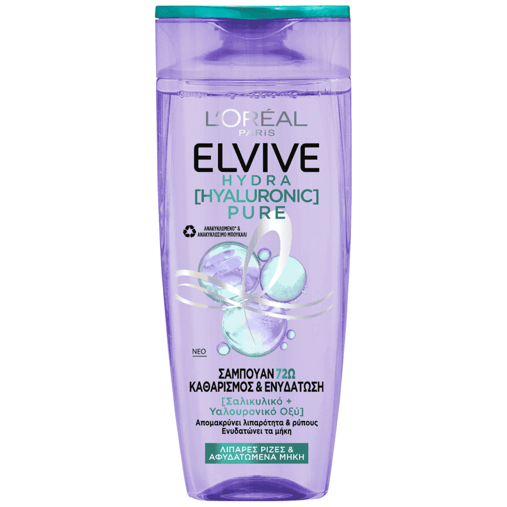 Elvive Σαμπουάν Hyaluron Pure 400ml