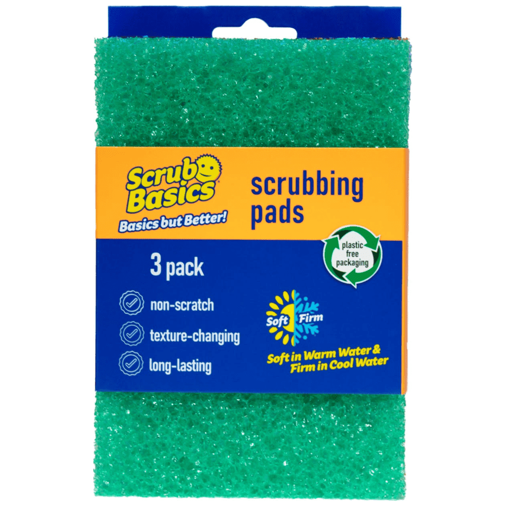 Scrub Daddy Basics Ατομικά Σφουγκαράκια Kουζίνας 3τεμ