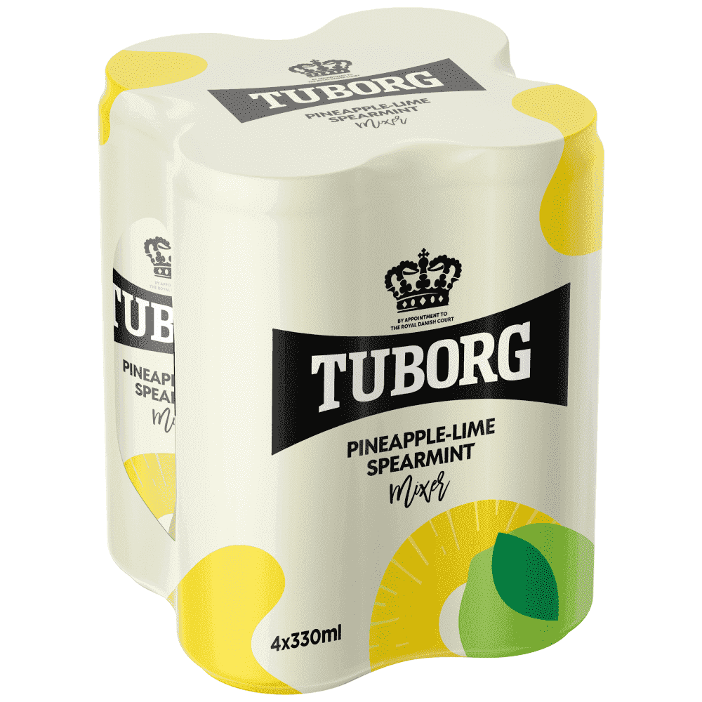 Tuborg Ανανάς - Λαιμ - Δυόσμος 4 x 330ml