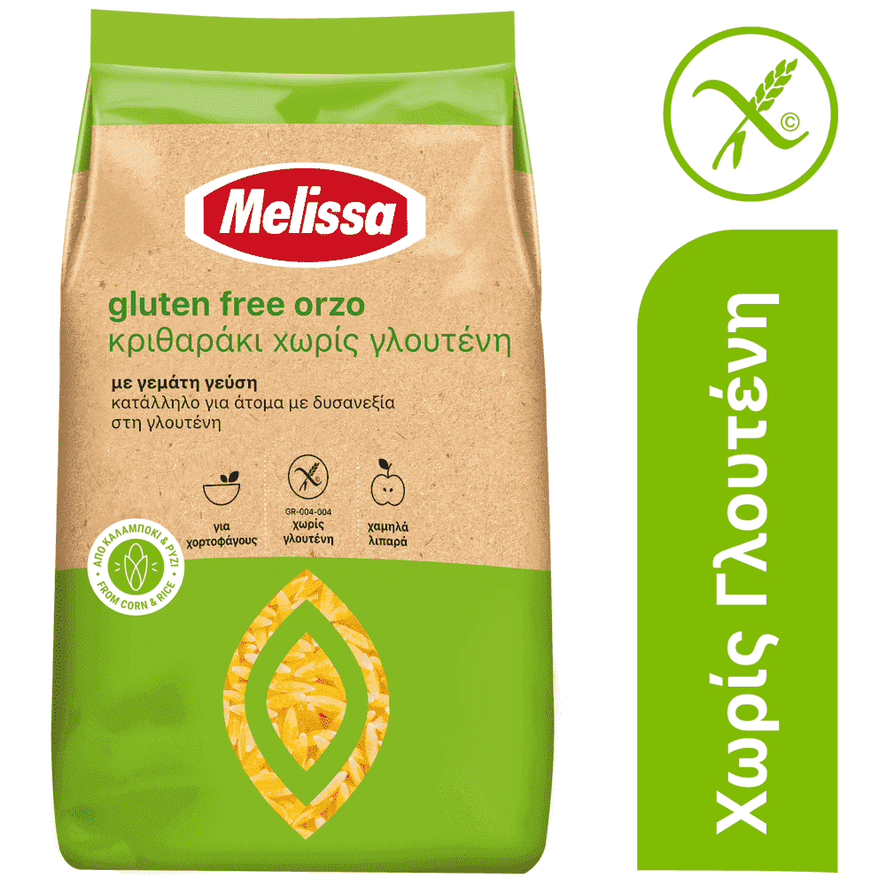Melissa Κριθαράκι Χωρίς Γλουτένη 400gr