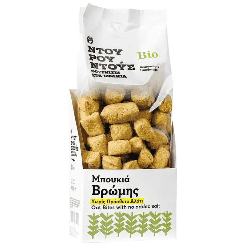 Ντουρουντούς Μπουκιά Βρώμης Χωρίς Αλάτι Bio 330gr