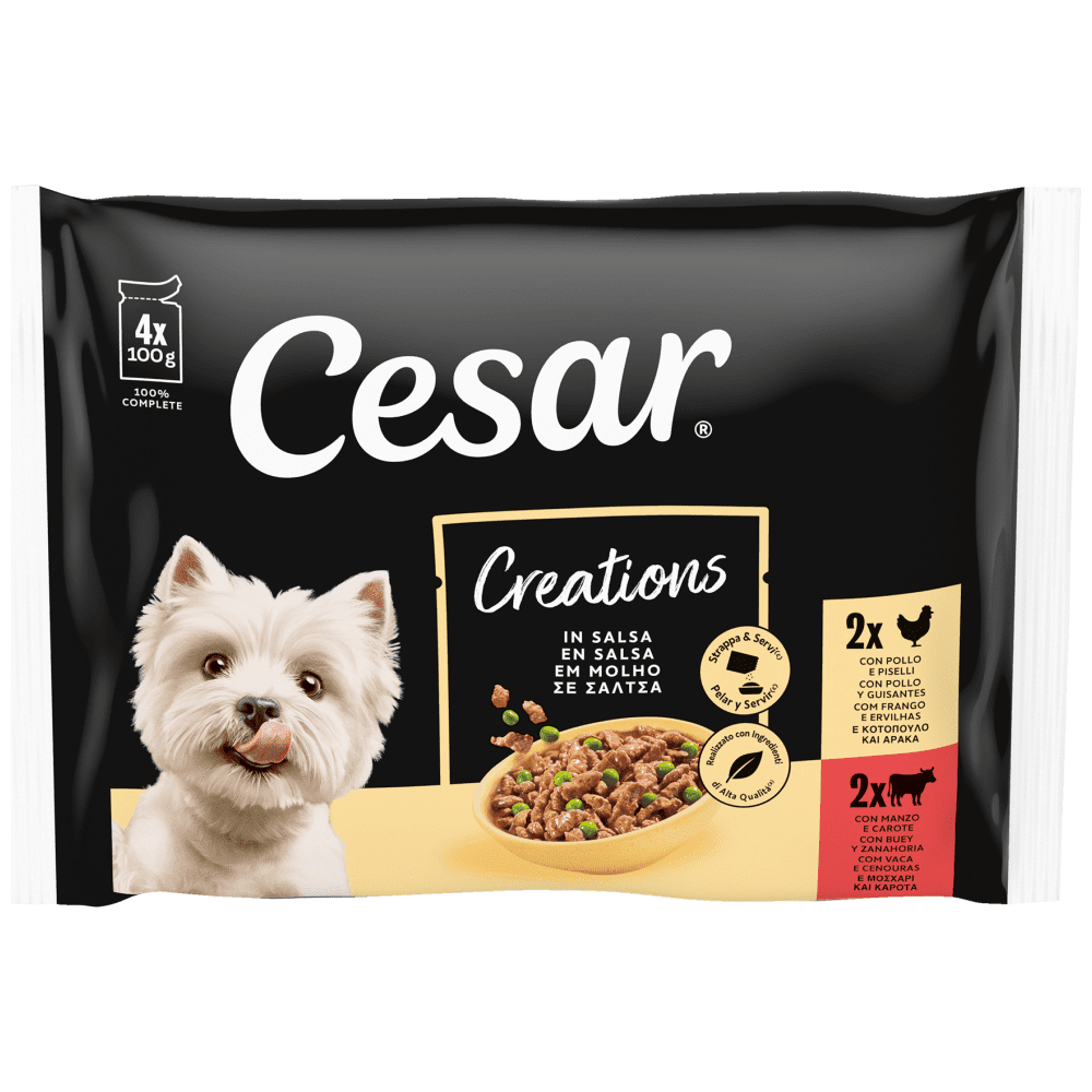 Cesar Creations Κοτόπουλο-Αρακάς & Μοσχάρι-Καρότο