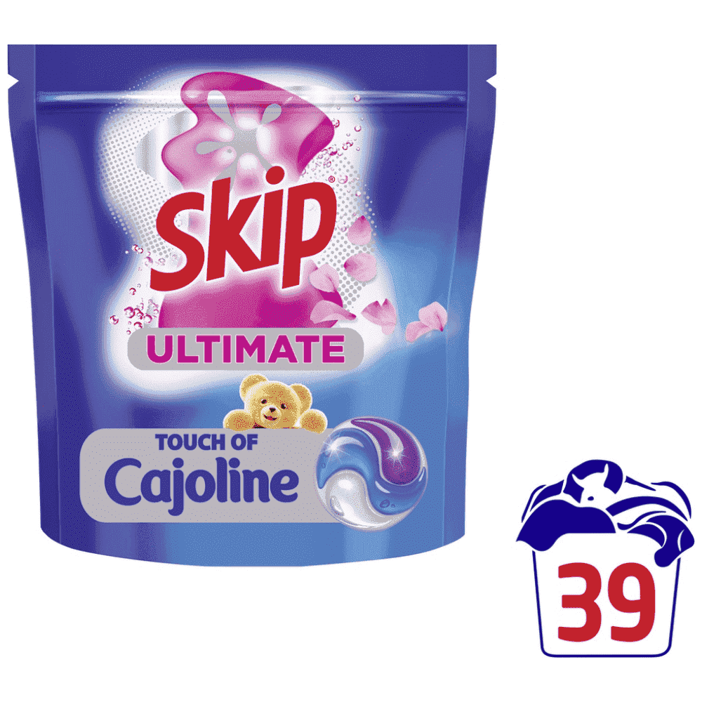 Skip Απορρυπαντικό Πλυντηρίου Kάψουλες Cajoline Ultimate 39M 823gr