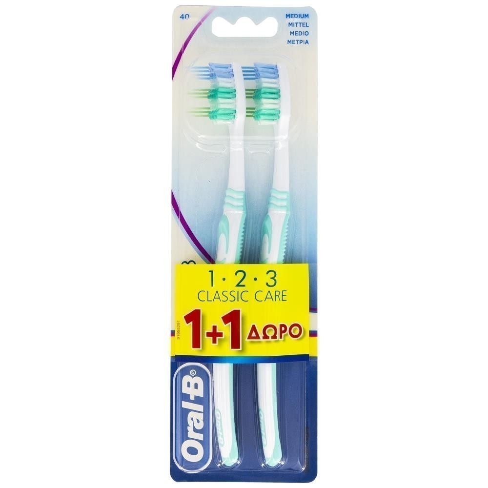 Oral-B 123 Classic Care Οδoντόβουρτσα 40Med