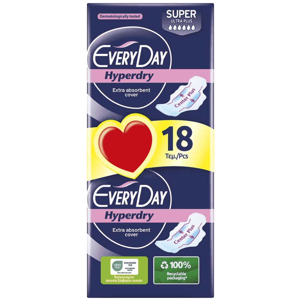 Everyday Hyperdry Ultra Plus Super 18τεμ