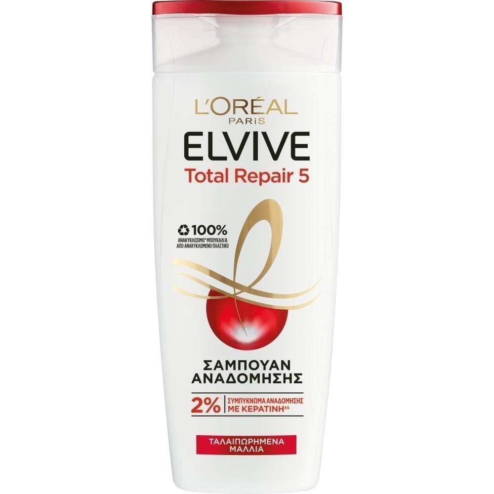 Elvive Ολική Αναδόμηση 5 Σαμπουάν Αναδόμησης 400ml