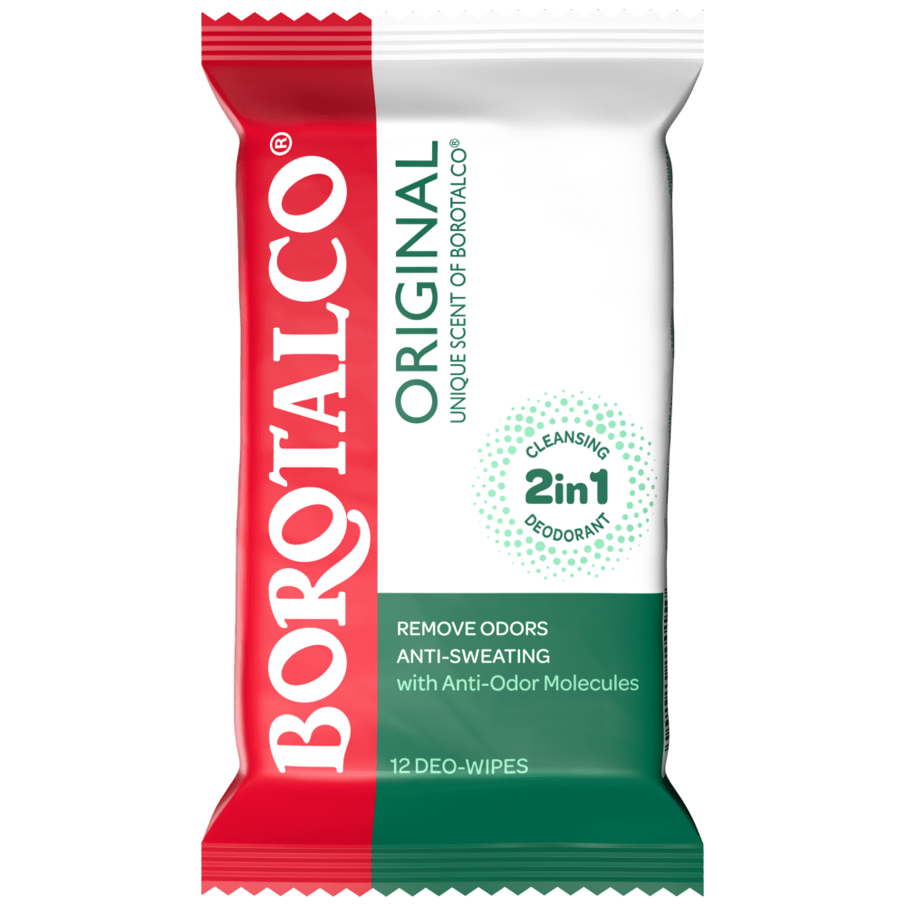 Borotalco Αποσμητικά Μαντηλάκια Original 12τεμ