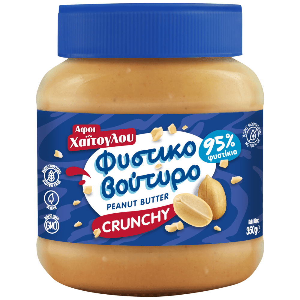 Χαιτογλου Φυστικοβούτυρο Crunchy 350gr
