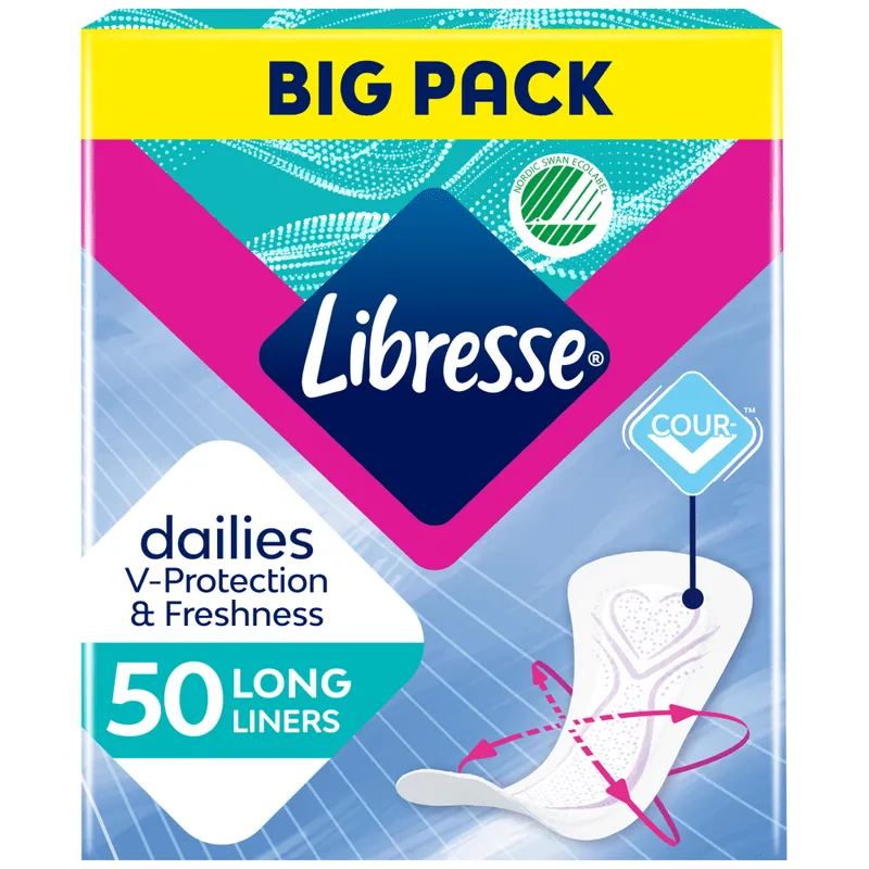 Libresse Fresh & Protect Long Σερβιετάκια 50τεμ