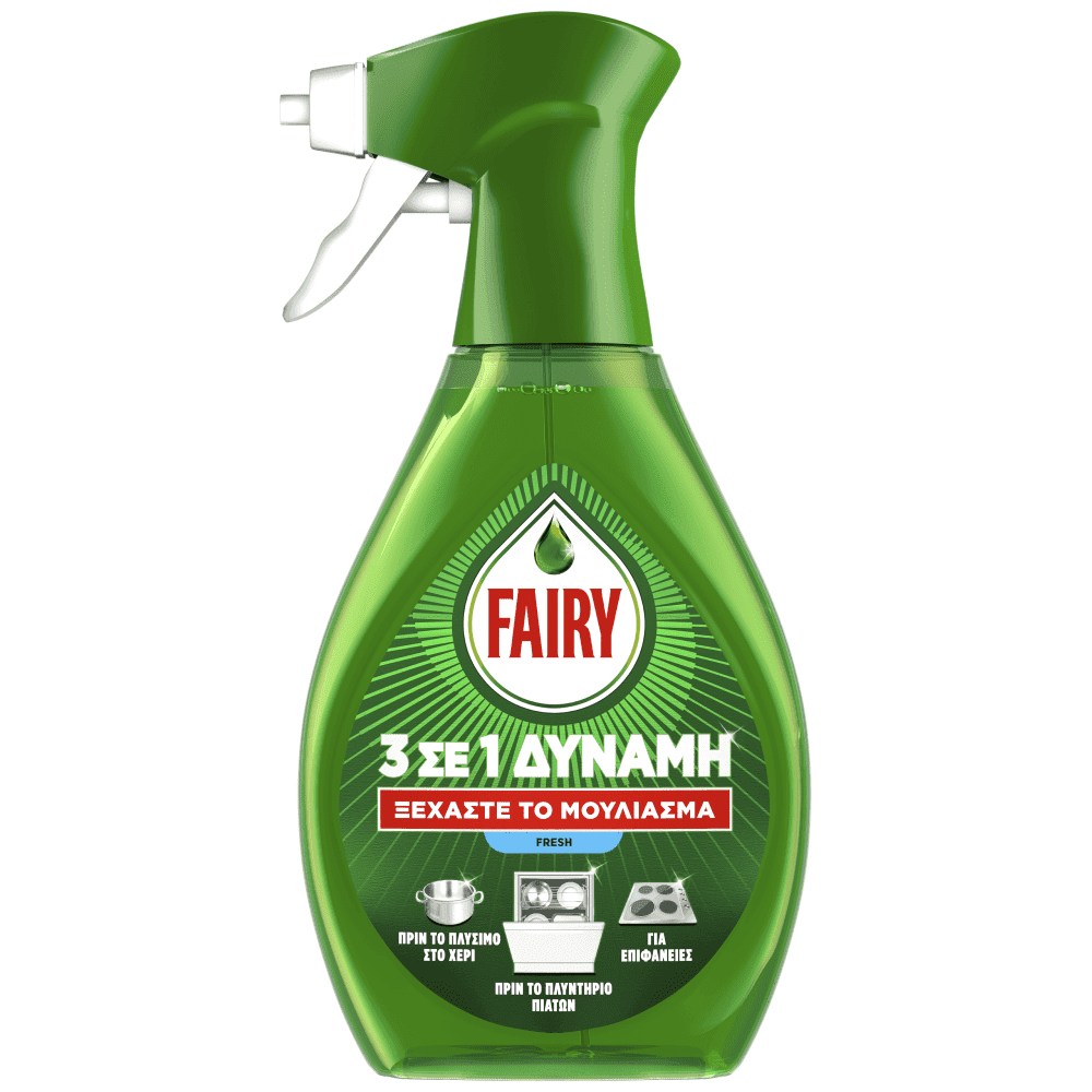 Fairy Power Υγρό Πιάτων Σπρέυ Fresh 500ml