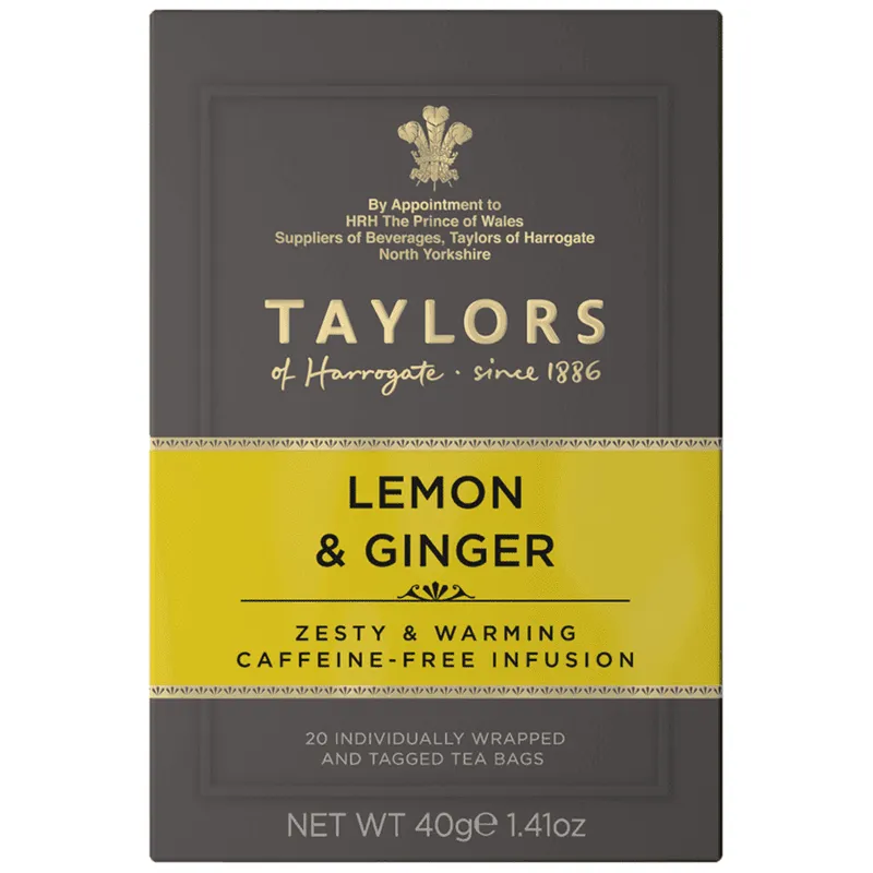 Taylors Τσάι Λεμόνι & Τζίντζερ 20 Φύλλων 40gr