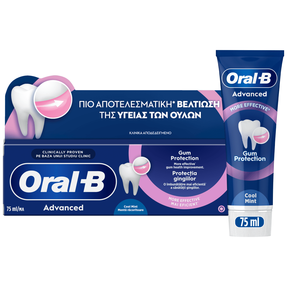 Oral B Advanced Gum Protection Cool Οδοντόκρεμα 75ml