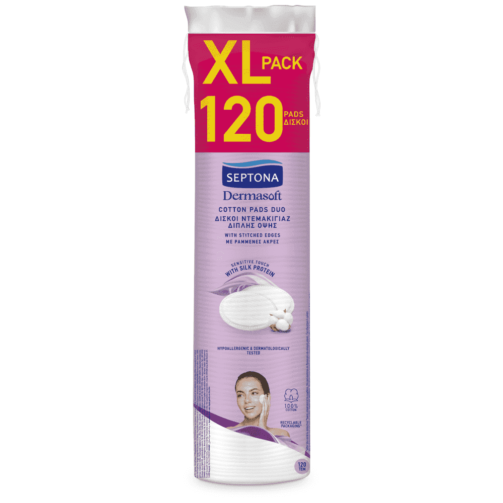 Septona Dermasoft Δίσκοι XL 120τεμ