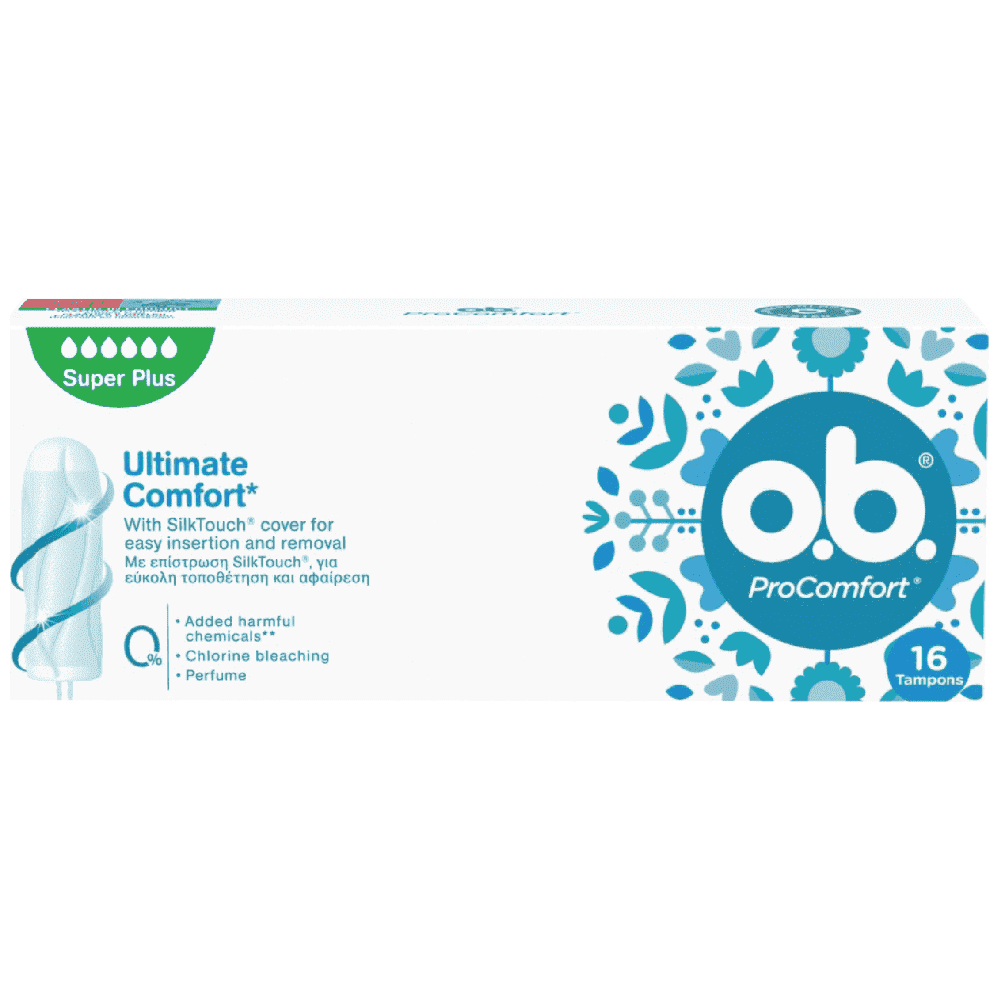 O.B. Pro Comfort Super Plus Ταμπόν 16τεμ