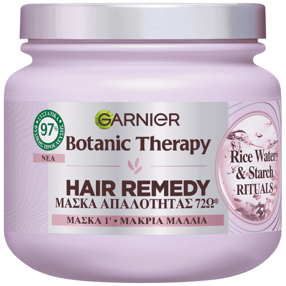 Garnier Botanic Therapy Μάσκα Μαλλιών Rice Water & Starch Rituals 340ml