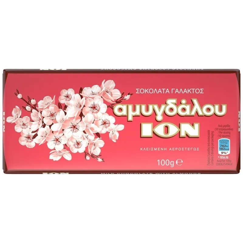 ΙΟΝ Σοκολάτα Αμυγδάλου 100gr