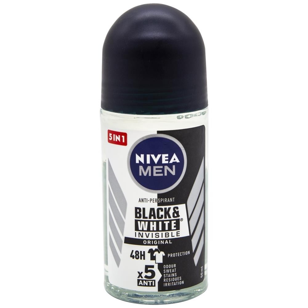 Nivea Men Black & White Power Invisible Roll On 50ml