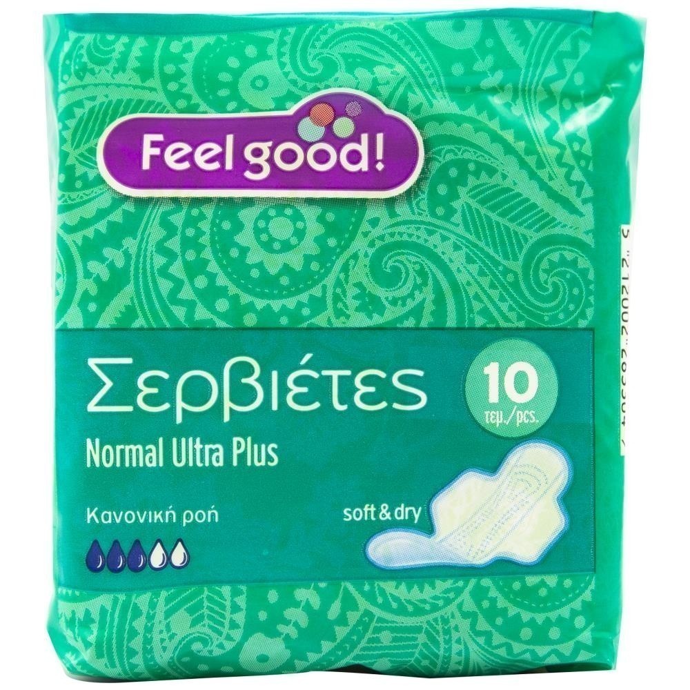 Feel Good! Σερβιέτες Ultra Plus Normal 10 τεμ
