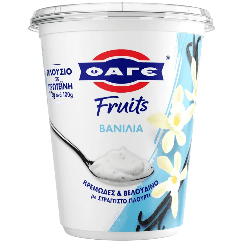 Φάγε Fruits Επιδόρπιο Στραγγιστού Γιαουρτιού Βανιίλια 380gr