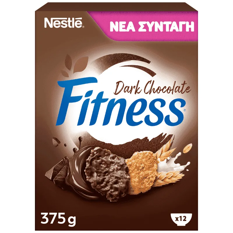 Nestle Δημητριακά Fitness Dark Chocolate 375gr