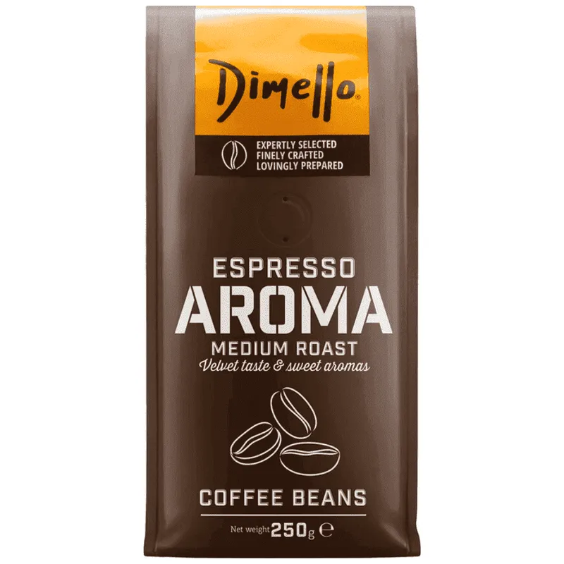 Dimello Καφές Espresso Aroma Beans Σπυρί 250gr