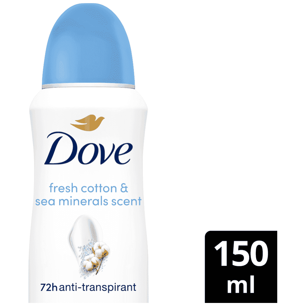 Dove Αποσμητικό Σώματος Σπρέι Adv Fresh Cotton 150ml