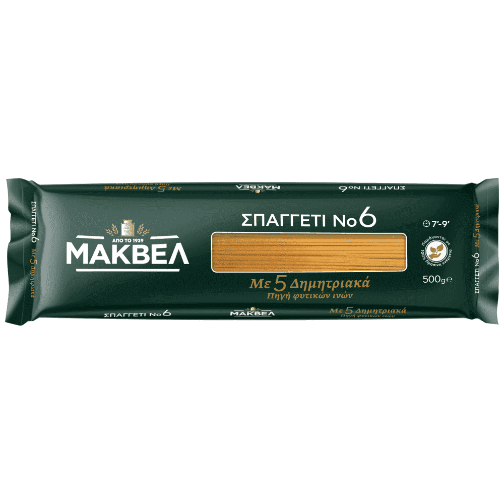 ΜΑΚΒΕΛ 5 Δημητριακά Σπαγγέτι No6 500gr
