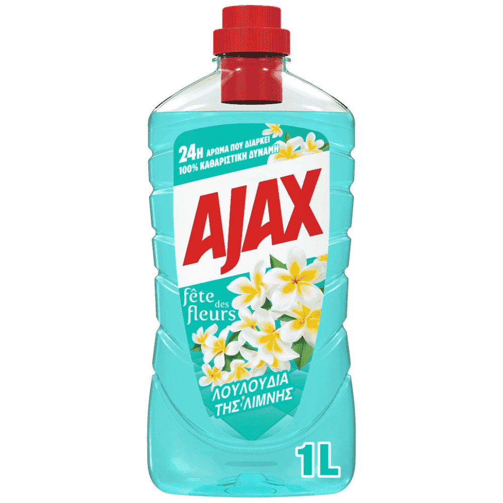 Ajax Λουλούδια Λίμνης Υγρό Καθαριστικό Πατώματος 1000ml