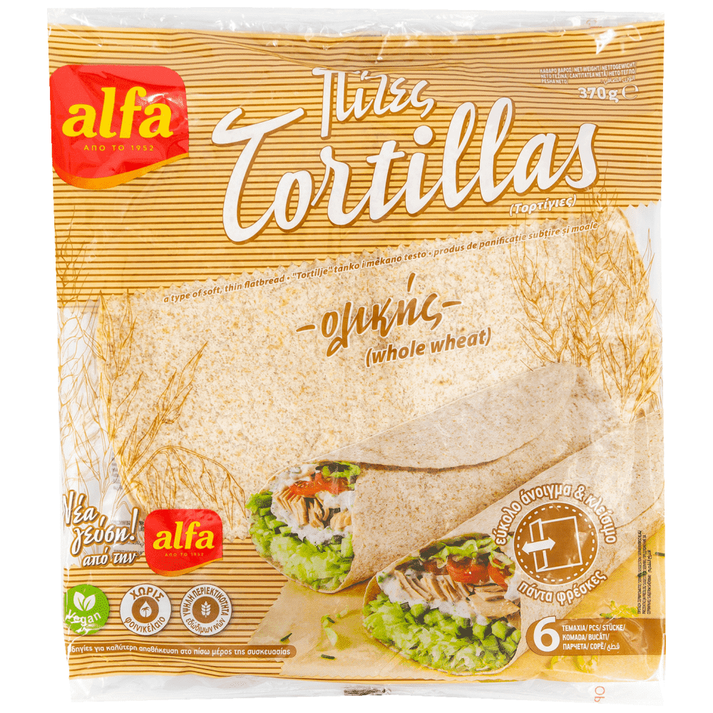 Alfa Τορτίγια Ολικής 25cm 370gr