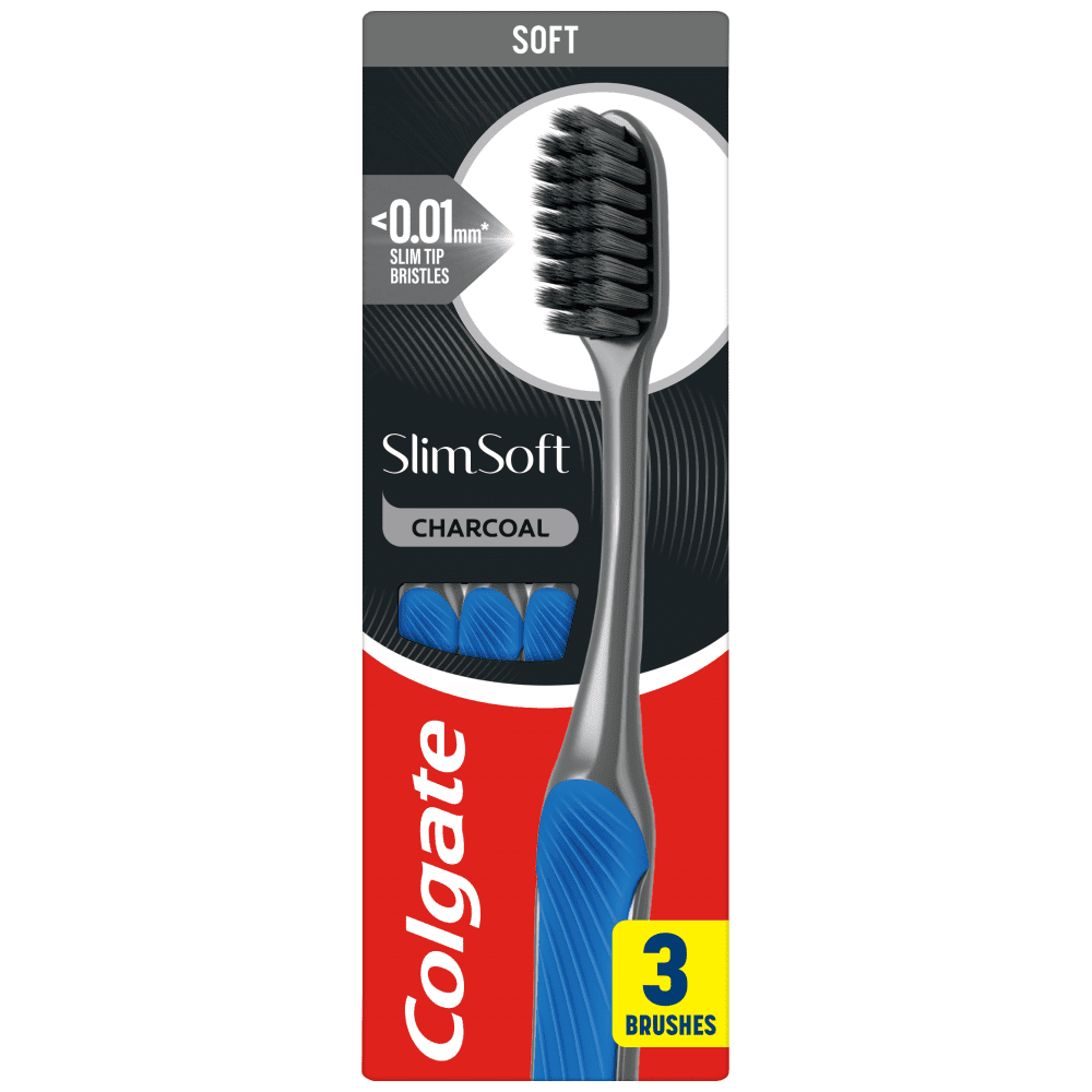 Colgate Οδοντόκρεμα Slim Soft Charcoal 3τεμ