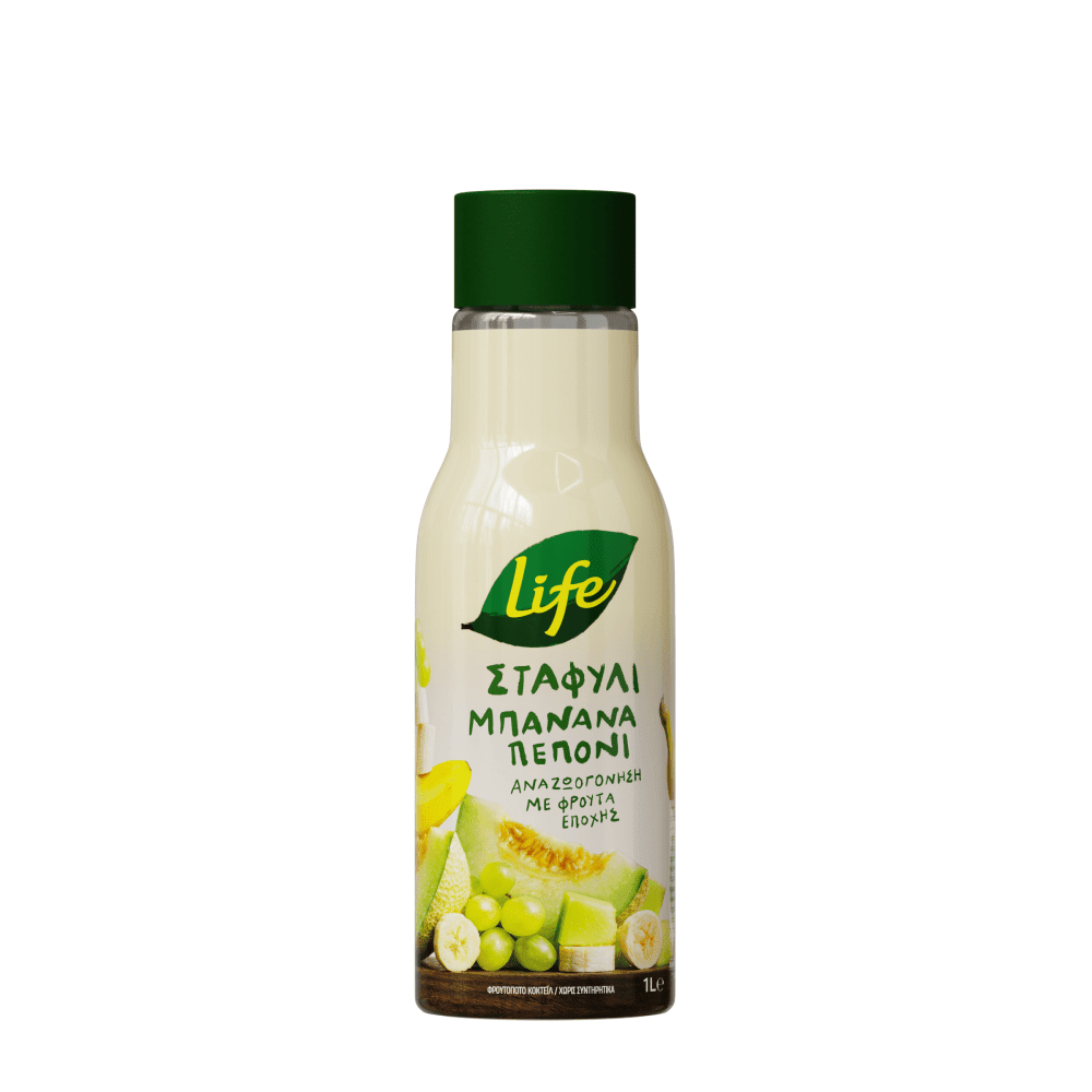 Life Πεπόνι Μπανάνα Σταφύλι Μπ. 1lt