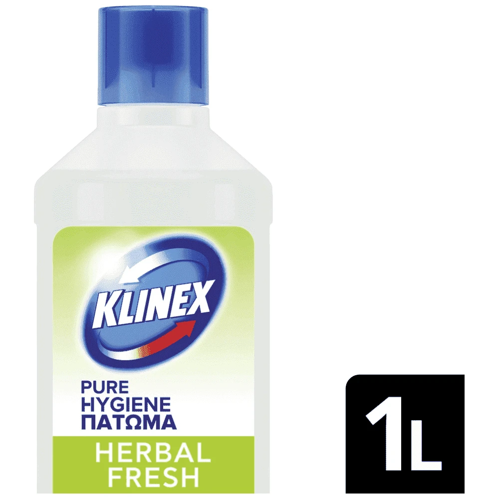 Klinex Καθαριστικό Πατώματος Pure Hygiene Herbal 1lt