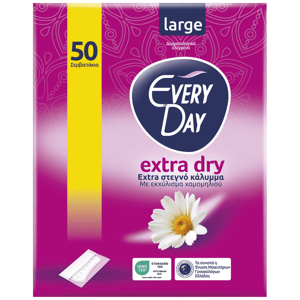 Everyday Extra Dry Large Σερβιετάκια 50τεμ