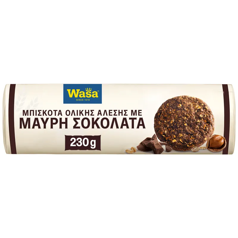 Wasa Μπισκότα Dark Chocolate 230gr