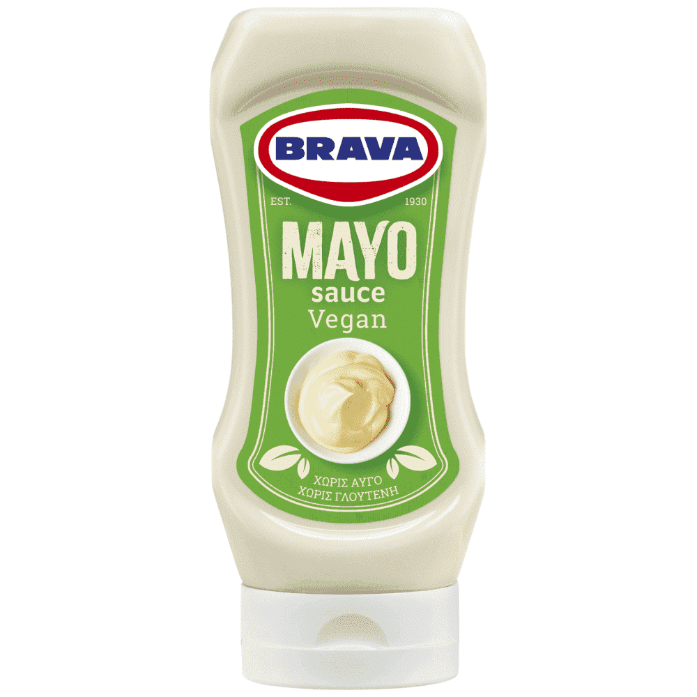 Brava Mayo Sauce Vegan Top Down 350ml