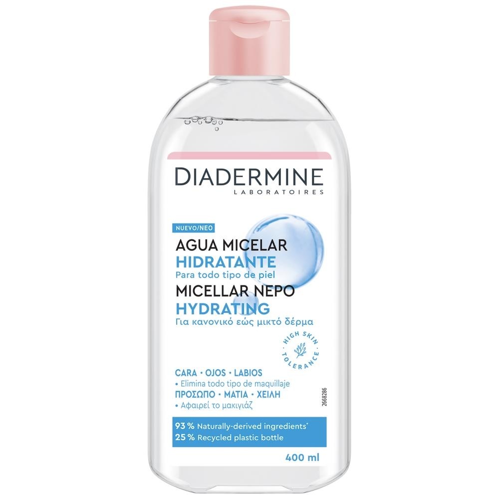 Diadermine Miceller Νερό Ντεμακιγιάζ 400ml