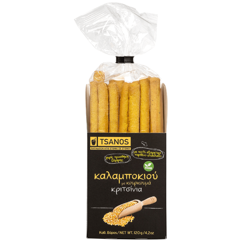 Tsanos Κριτσίνια Καλαμπόκι 120gr