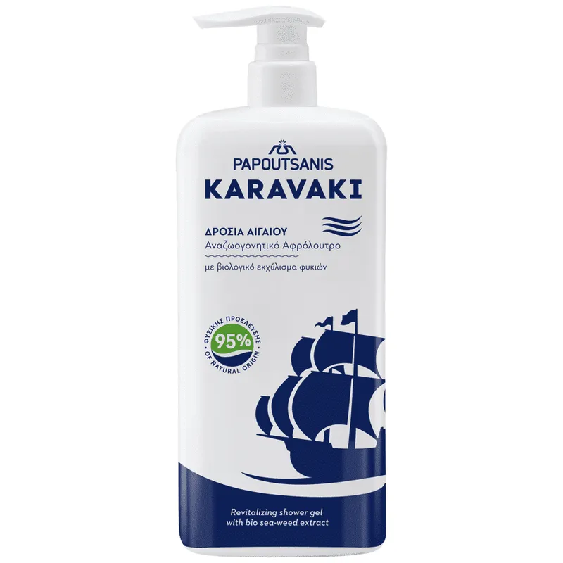 Papoutsanis Karavaki Αφρόλουτρο Δροσιά Αιγαίου 750ml