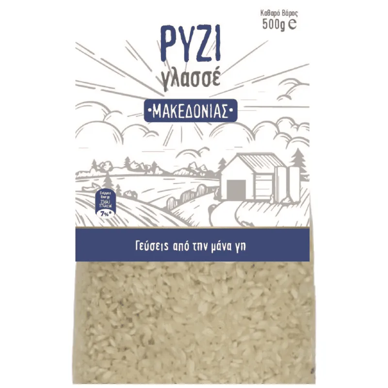 Μάνα Γή Ρύζι Γλασσε Μακεδονίας 500ml