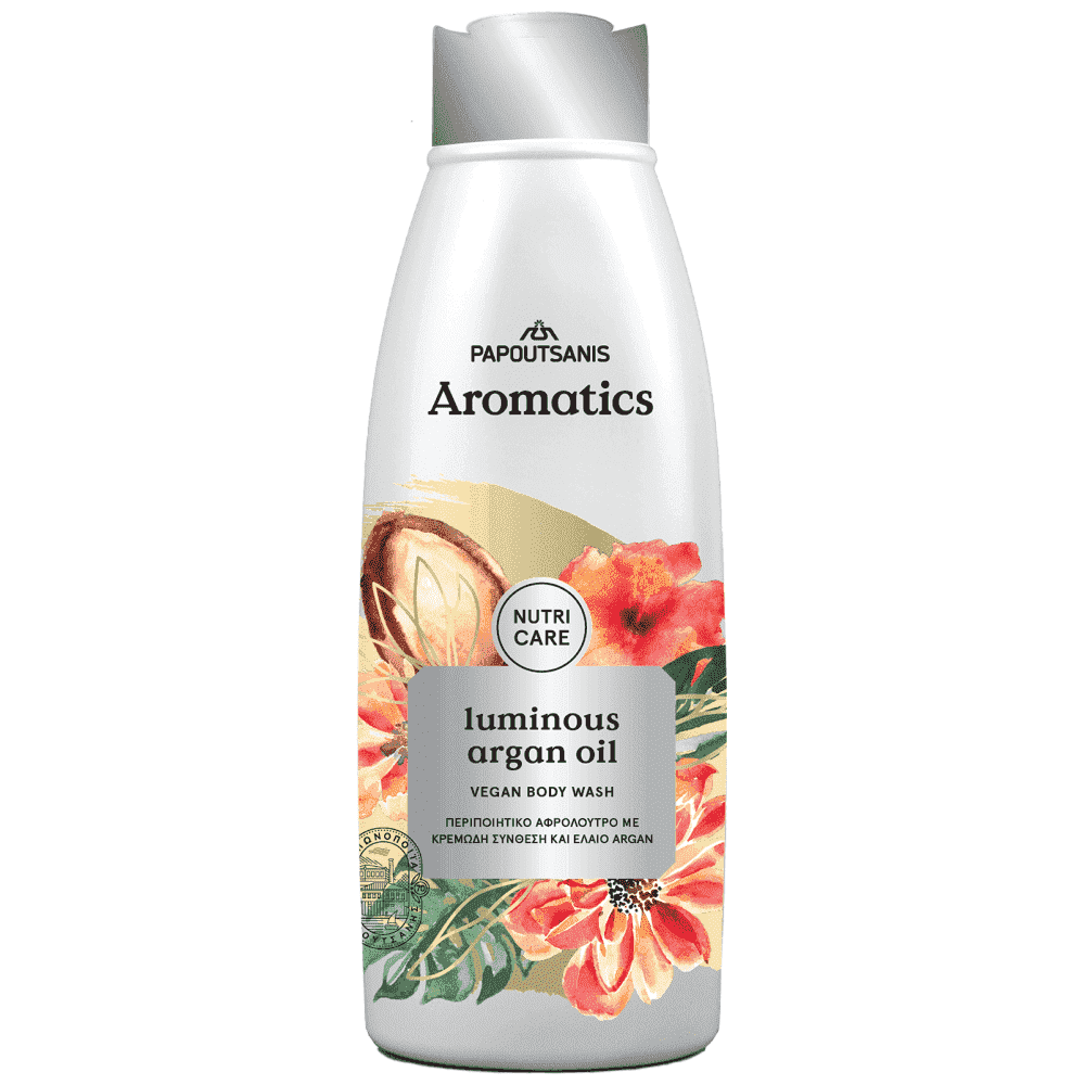 Papoutsanis Aromatics Αφρόλουτρο Luminous Argan Oil 600ml
