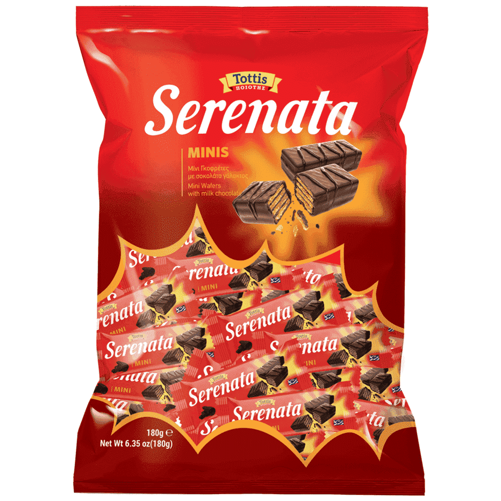 Serenata Mini's Γκοφρετίνια Σακουλάκι 180gr
