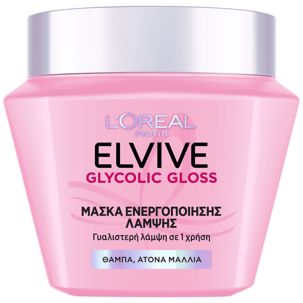 Elvive Glycolic Gloss Μάσκα Λάμψης 300ml