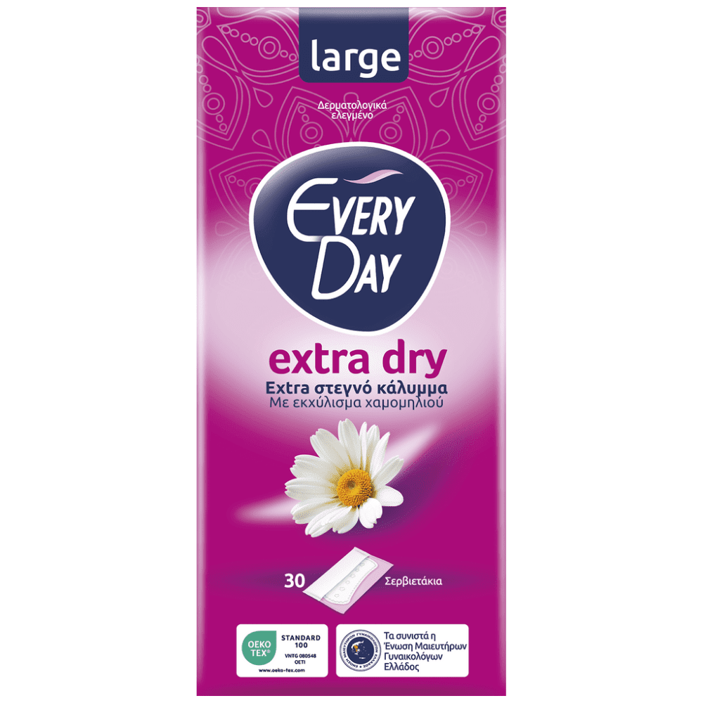 EveryDay Σερβιετάκια Extra Dry Large 30τεμ